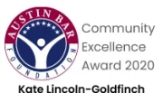 Austin Bar Foundation Community Excellence Award 2020 Kate Lincoln-Goldfinch