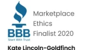 BBB Marketplace Ethics Finalist 2020 Kate Lincoln-Goldfinch