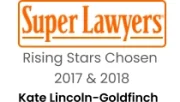 Super Lawyers Rising Stars 2017-2018 Kate Lincoln-Goldfinch